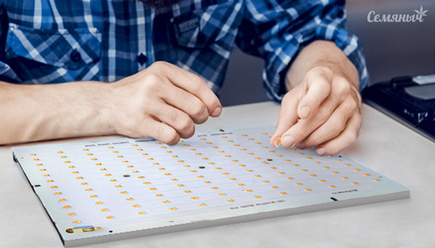 Как собрать LED лампу для конопли своими руками Лампа LED своими руками