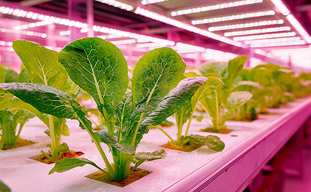 Сравнение стандартного PAR и расширенного спектра освещения