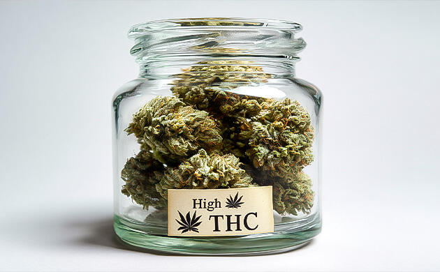 RS11 – мощный гибрид Уровень ТГК в шишках RS11