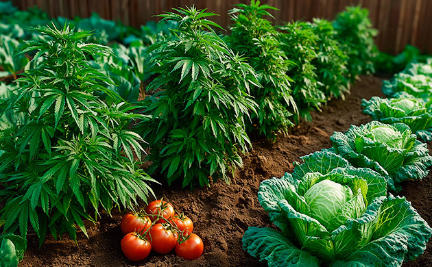 Каннабис — центр живой экосистемы