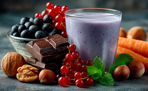 Как сделать черничный смузи с коноплей еще вкуснее