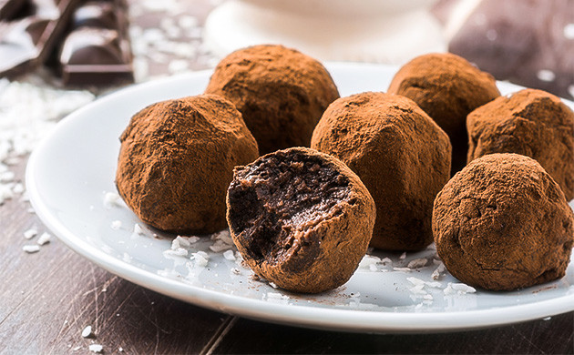 Конопляные шоколадные трюфели