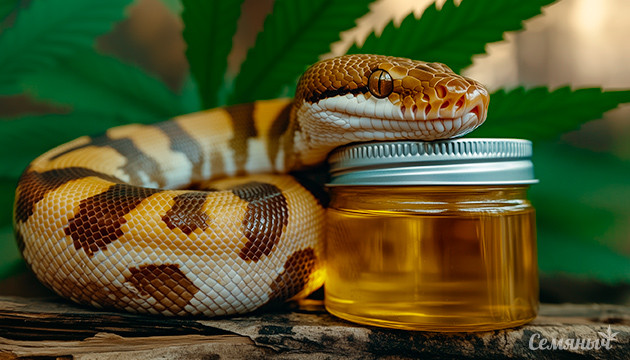 Грабители с живыми питонами похитили CBD-продукцию 