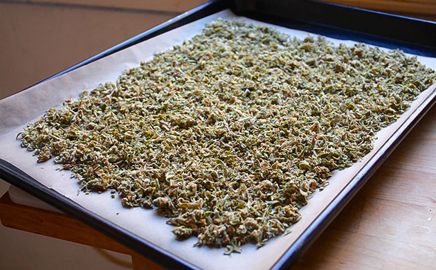 Второй шаг: декарбоксиляция Декарбоксиляция каннабиса