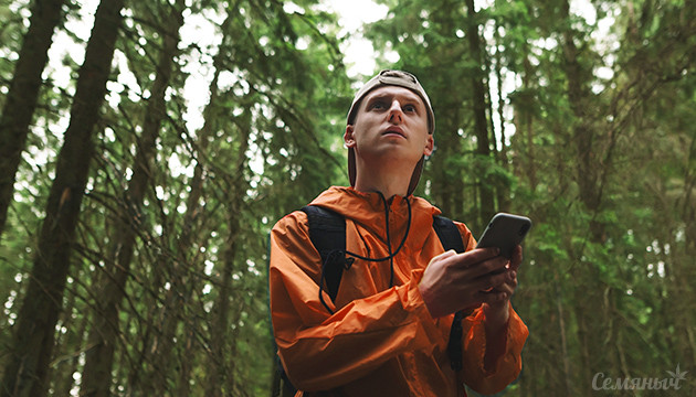 Поиск места для аутдора Поиск места в лесу