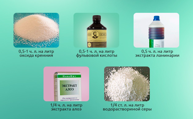 Рецепт лиственной подкормки для конопли