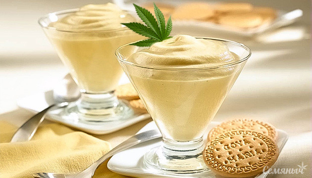 Десертный крем с марихуаной Десерт с каннабисом