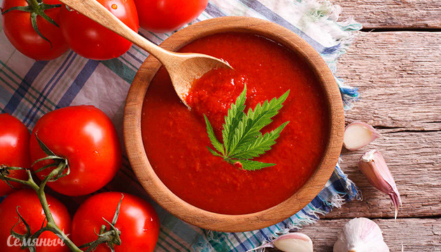 Приготовление канна-кетчупа Кетчуп с коноплей