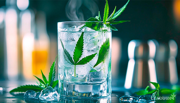 Джин-тоник с каннабисом