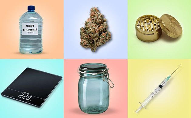 Ингредиенты для настойки каннабиса Необходимые ингредиенты