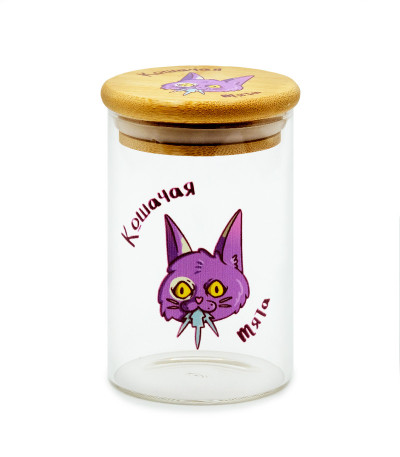 Баночка герметичная с принтом 7CH, большая