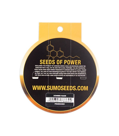 Семена сорта Zombie Haze fem (Sumo Seeds)