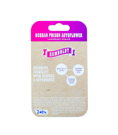 Семена сорта Durban Poison Auto fem от Humboldt Seed Company
