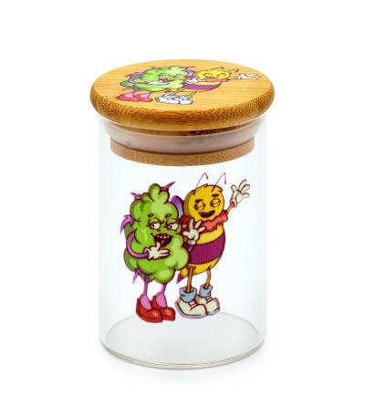 Баночка герметичная с принтом 7CH, маленькая