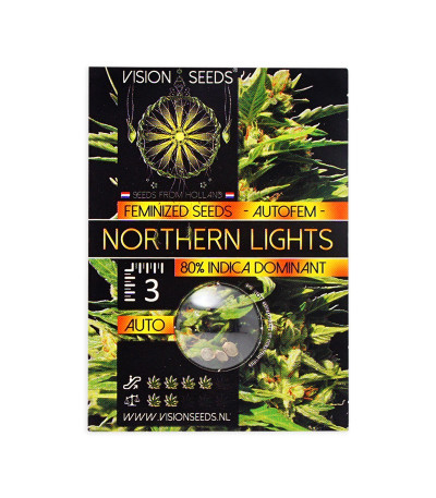 Семена сорта Northern Lights Auto Fem (Vision Seeds)