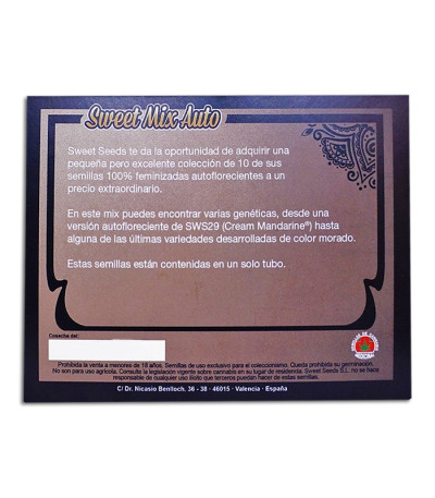 Микс семян конопли Sweet Mix Auto fem (Sweet Seeds)