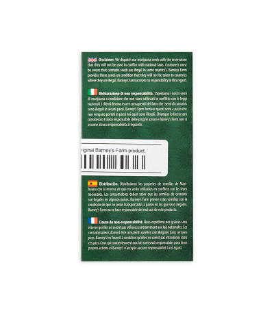 Семена сорта Blueberry OG fem (Barney's Farm)